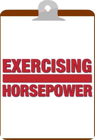 Exercising Horsepower logo